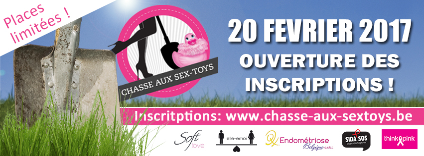 Inscriptions pour la chasse aux sextoys le 20 février