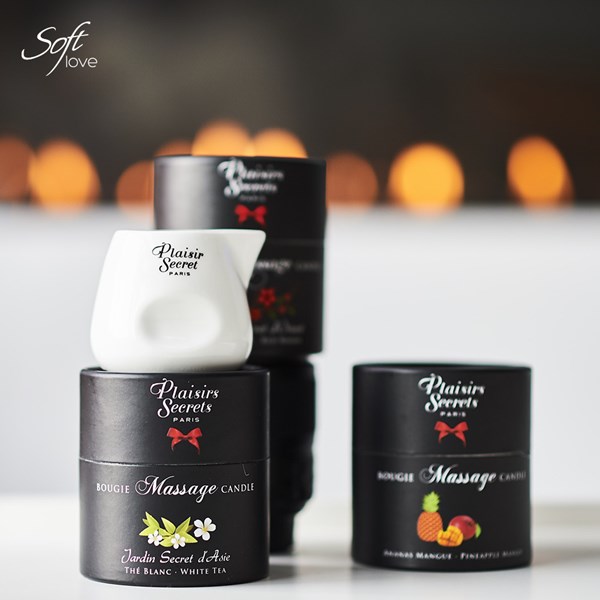 Bougie de massage gourmande
